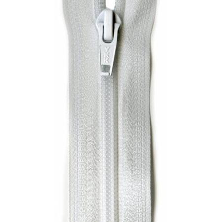 Zipper Ziplon Separating 24" White