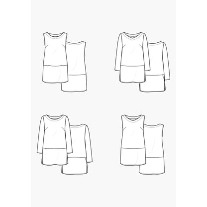Grainline Uniform Tunic Paper Pattern-Pattern-Spool of Thread
