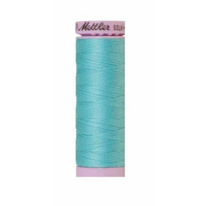 Mettler Silk Finish Cotton Thread 150m Blue Curacao-Notion-Spool of Thread