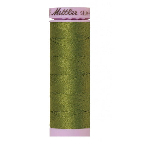 Mettler Silk Finish Cotton Thread 150m Moss Green-Notion-Spool of Thread