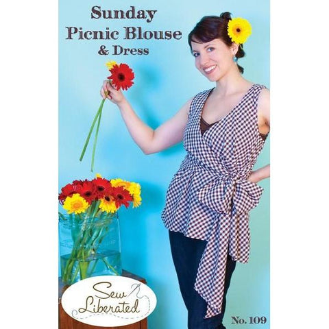 Sew Liberated Sunday Picnic Blouse Paper Pattern