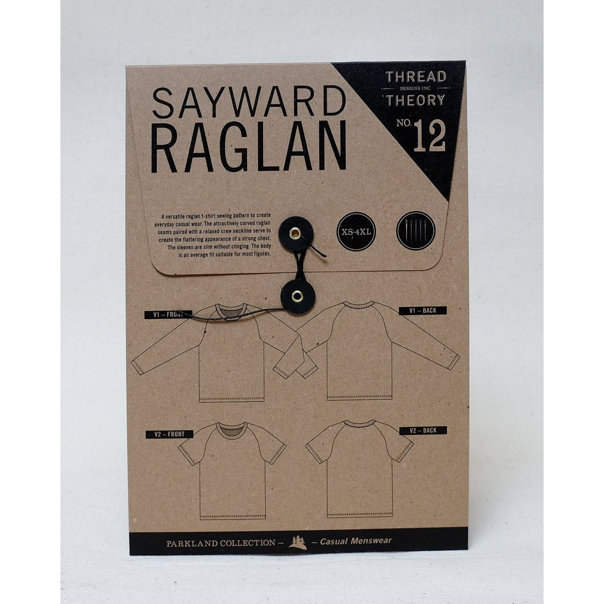 Thread Theory Sayward Raglan Paper Pattern-Pattern-Spool of Thread