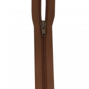 Zipper 2-way Jumpsuit 22-inch Brown-Notion-Spool of Thread