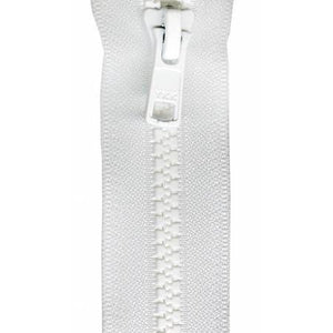 Zipper Vislon Separating 28" White-Notion-Spool of Thread